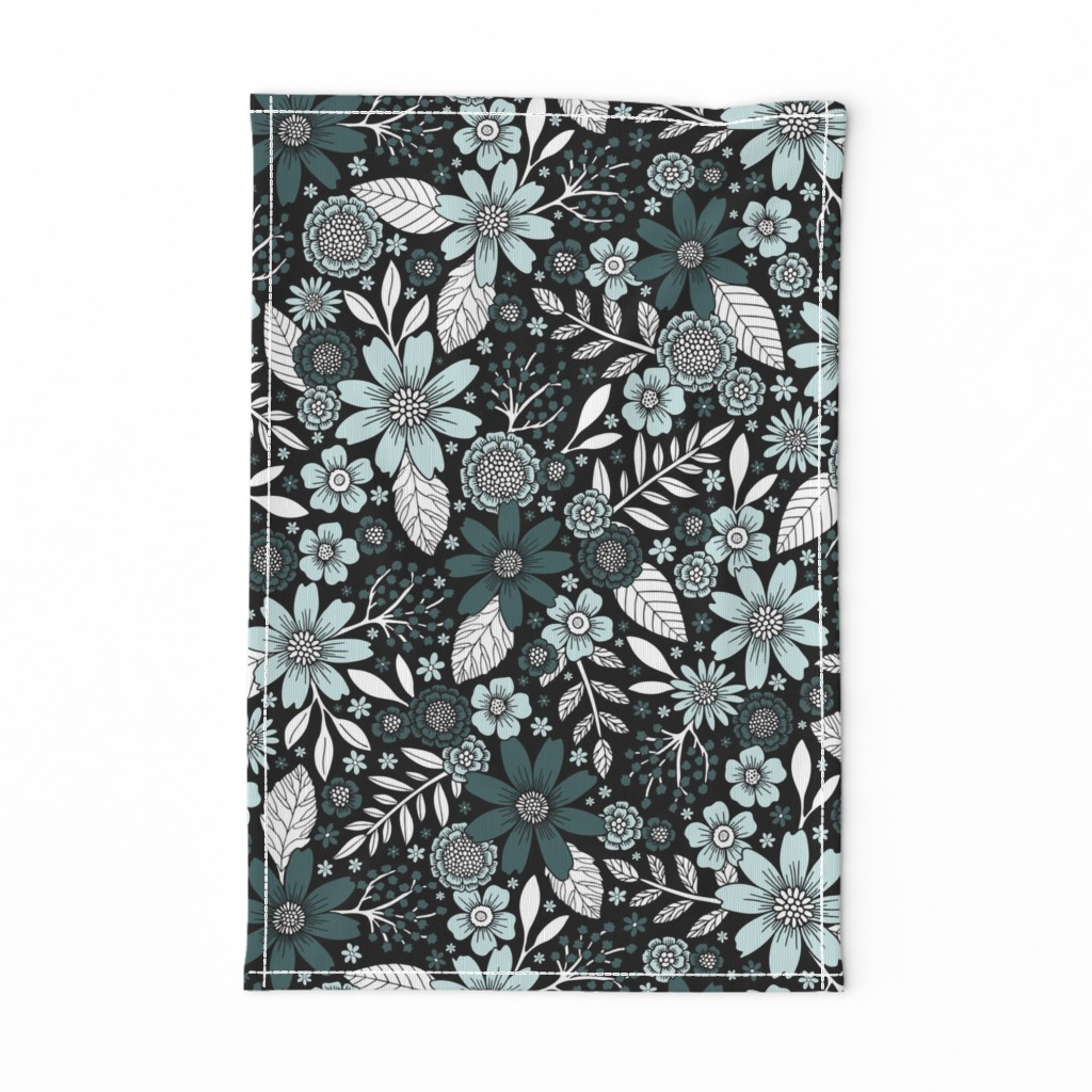 Pine & Mint Floral Pattern