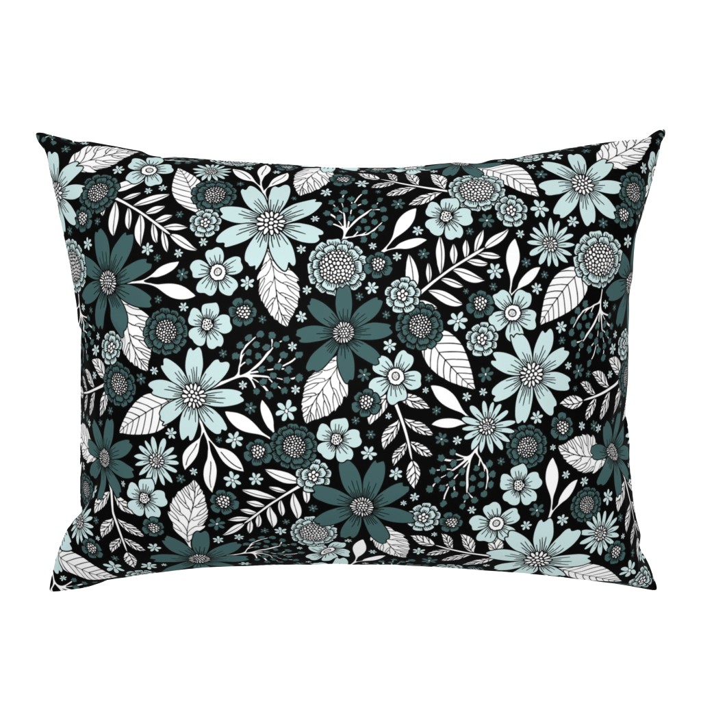 Pine & Mint Floral Pattern