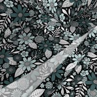 Pine & Mint Floral Pattern