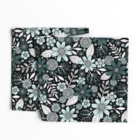 Pine & Mint Floral Pattern