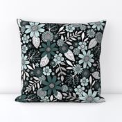 Pine & Mint Floral Pattern