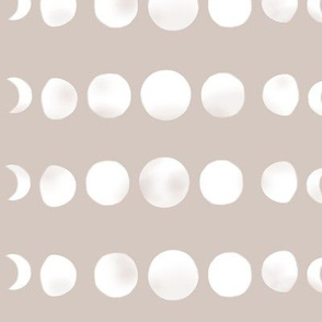 moon phases - pink grey