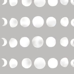 moon phases - grey 