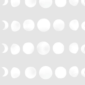 moon phases - light grey