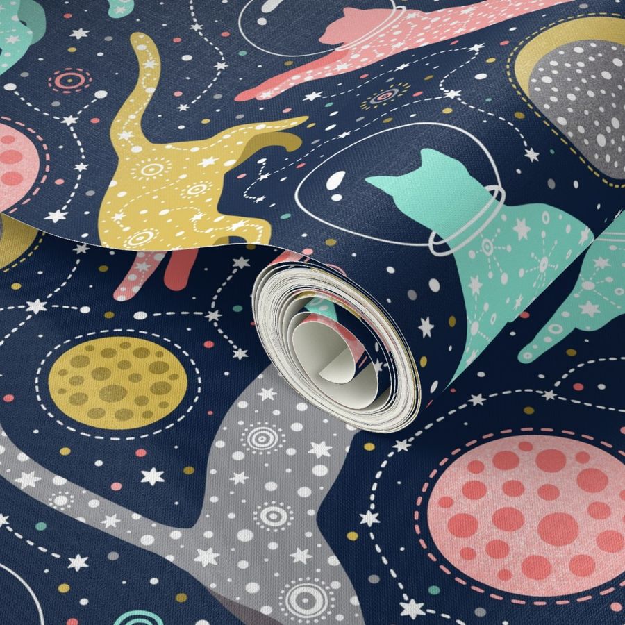 small scale / cats in space 