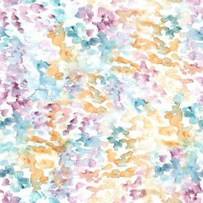 watercolor ditsy abstract