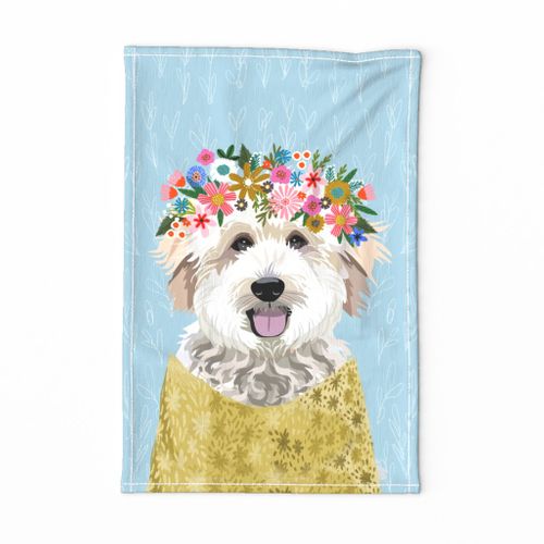 tea towels with dogs on them