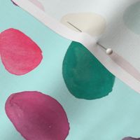 Watercolor Easter Eggs // Mint