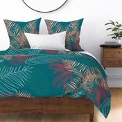 Hot House Palms - Teal