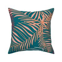 Hot House Palms - Teal