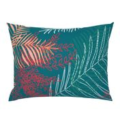 Hot House Palms - Teal