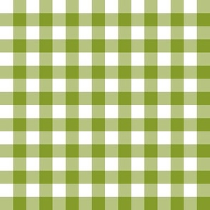 1/2" Gingham Check (country green + white) // Coordinate in my Farmington collection