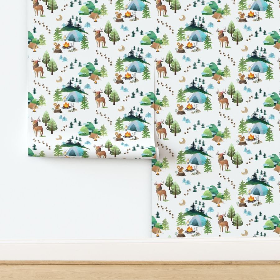 My Camping Trip – Kids Room Bedding, LARGER scale