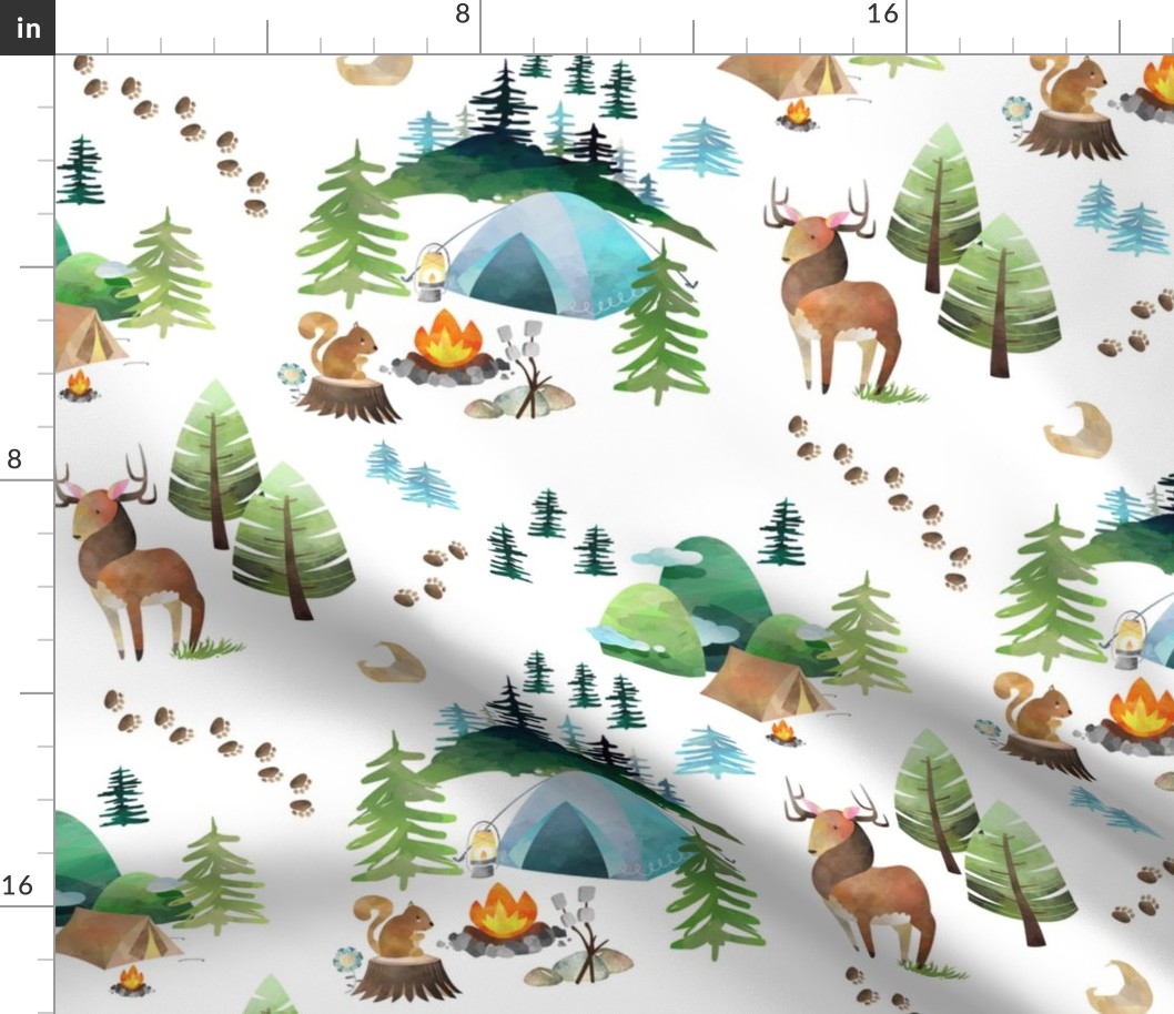 My Camping Trip – Kids Room Bedding, LARGER scale