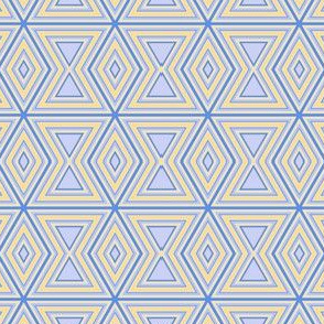 Violet Yellow Blue Tribal Geometric