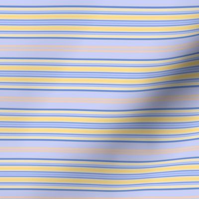 Violet Yellow Blue Horizontal Stripes
