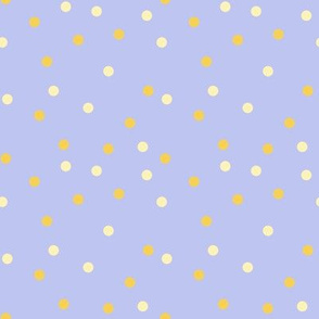 Yellow Dots on Violet Purple
