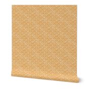 SMALL  Japanese Waves pattern fabric - seigaha fabric, wave fabric, wave pattern, ocean water fabric - golden yellow
