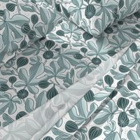 Beautiful figs mint pattern