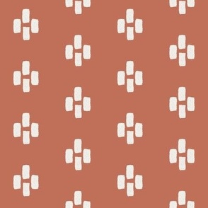 quarter mudcloth - mudcloth fabric, tribal fabric, baby nursery fabric, muted fabric - apricot sfx1436