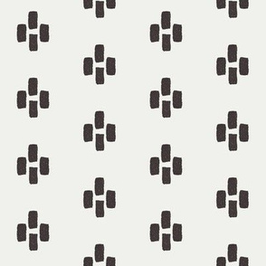 quarter mudcloth - mudcloth fabric, tribal fabric, baby nursery fabric, muted fabric - coffee sfx1111