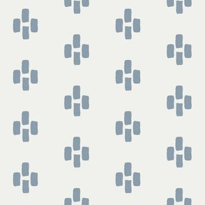 quarter mudcloth - mudcloth fabric, tribal fabric, baby nursery fabric, muted fabric - denim sfx4013