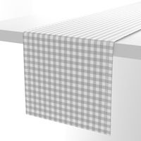 1/2” Gingham Check (gray + white)