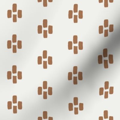 quarter mudcloth - mudcloth fabric, tribal fabric, baby nursery fabric, muted fabric -pecan sfx1336