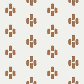 quarter mudcloth - mudcloth fabric, tribal fabric, baby nursery fabric, muted fabric -pecan sfx1336