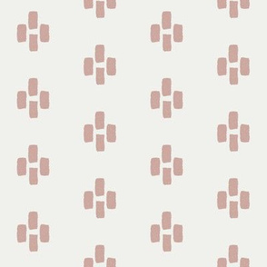 quarter mudcloth - mudcloth fabric, tribal fabric, baby nursery fabric, muted fabric - rose sfx1512