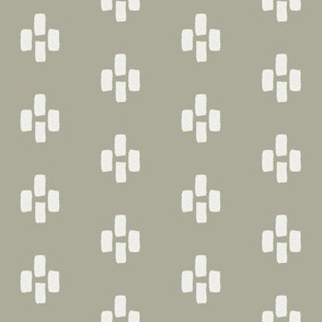 quarter mudcloth - mudcloth fabric, tribal fabric, baby nursery fabric, muted fabric -  sage sfx0110