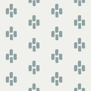 quarter mudcloth - mudcloth fabric, tribal fabric, baby nursery fabric, muted fabric - slate sfx4408