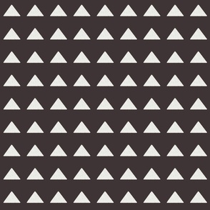 SMALL mudcloth triangle fabric - boho hippie fabric, muted nursery fabric, neutral fabric - coffee sfx1111