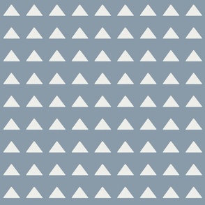 SMALL mudcloth triangle fabric - boho hippie fabric, muted nursery fabric, neutral fabric - denim sfx4013