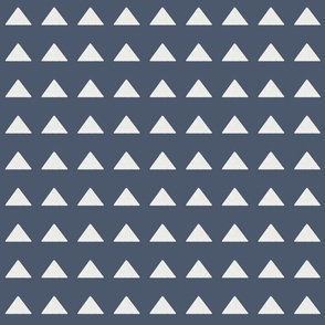 SMALL mudcloth triangle fabric - boho hippie fabric, muted nursery fabric, neutral fabric - indigo sfx3928