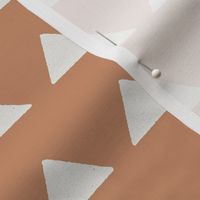 SMALL  mudcloth triangle fabric - boho hippie fabric, muted nursery fabric, neutral fabric - sandstone sfx1328