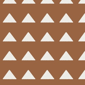 mudcloth triangle fabric - boho hippie fabric, muted nursery fabric, neutral fabric -  sierra sfx1340