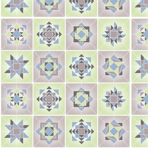 geometric flowers