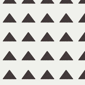 mudcloth triangle fabric - boho hippie fabric, muted nursery fabric, neutral fabric -  coffee sfx1111