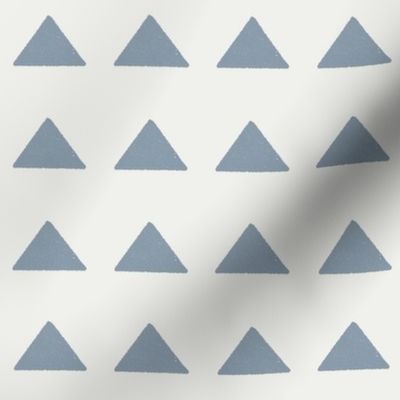 SMALL mudcloth triangle fabric - boho hippie fabric, muted nursery fabric, neutral fabric -  denim sfx4013