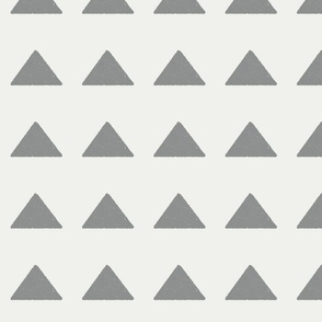 mudcloth triangle fabric - boho hippie fabric, muted nursery fabric, neutral fabric -  dove sfx1501