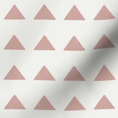 SMALL mudcloth triangle fabric - home decor fabric, wallpaper - rose sfx1512
