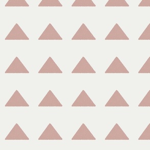 mudcloth triangle fabric - home decor fabric, wallpaper - rose sfx1512
