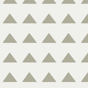 mudcloth triangle fabric - home decor fabric, wallpaper - sage sfx0110