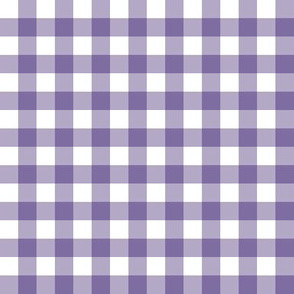 1/2” Gingham Check (violet + white)