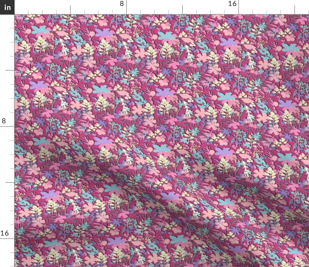 Pink Meadow Micro Modern Quilt