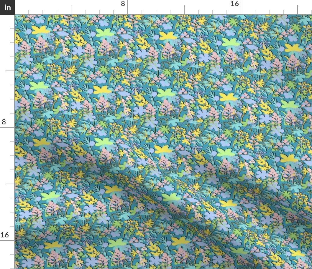 Ditsy Sunny Meadow Micro Modern Quilt