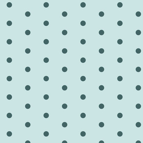 pine and mint spaced dots