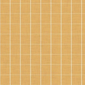 1 inch linen grid_gold