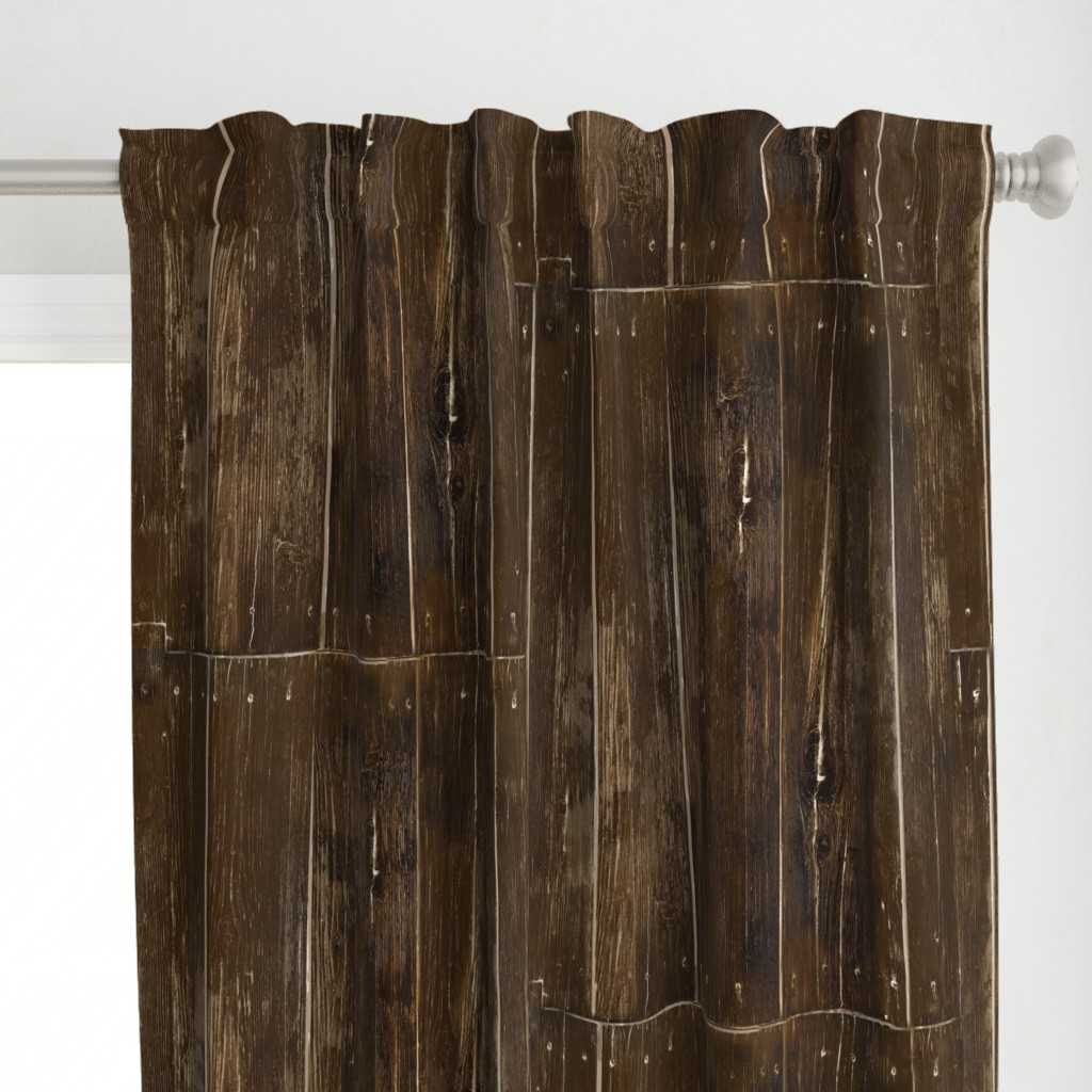 Large Weathered Wood Siding-dk mahogany- vertical